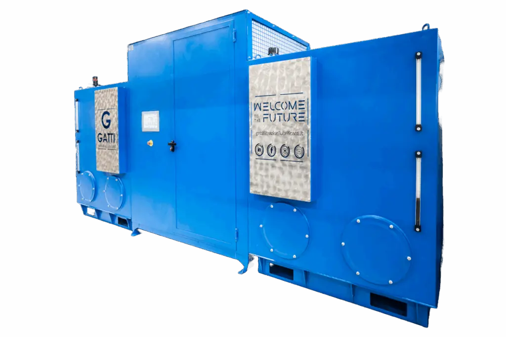 Sistemi filtranti TH4000 Gatti Filtrazioni Lubrificanti: tecnologia elettronica e pannello di controllo in plastica per la gestione degli oli lubrificanti.