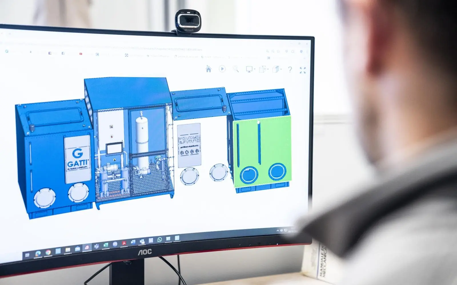 Gadget elettronico per display display device di Gatti Filtrazioni Lubrificanti